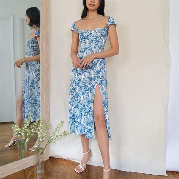 

summer women's dress casual print slim vestidos 210430, Black;gray