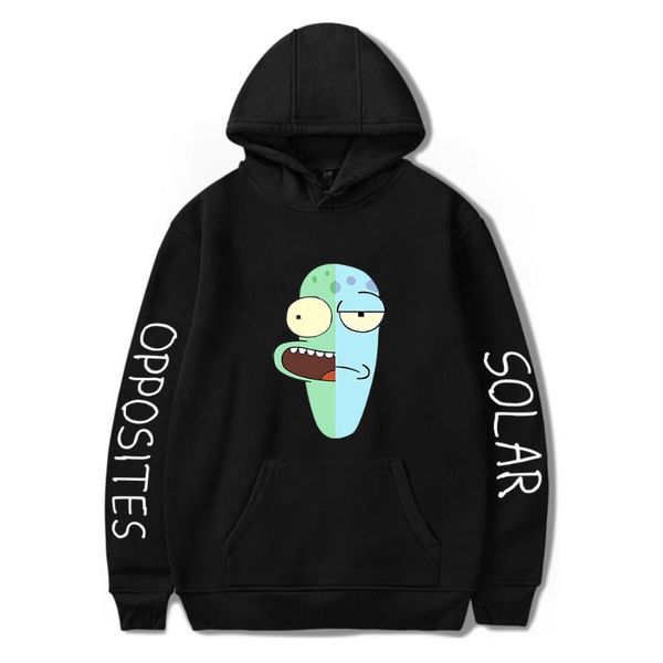 

men's hoodies & sweatshirts solar oppositescausal men women hoodie spring autumn long sleeve pullovers oversized hoody sweatshirt casua, Black