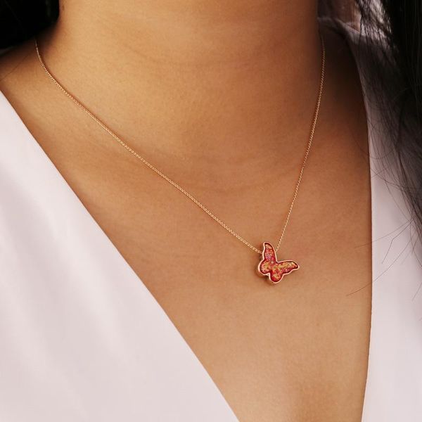 

small butterfly animal chain necklaces for women gold color clavicle mujer 2021 jewelry accessories moda feminina chokers, Golden;silver