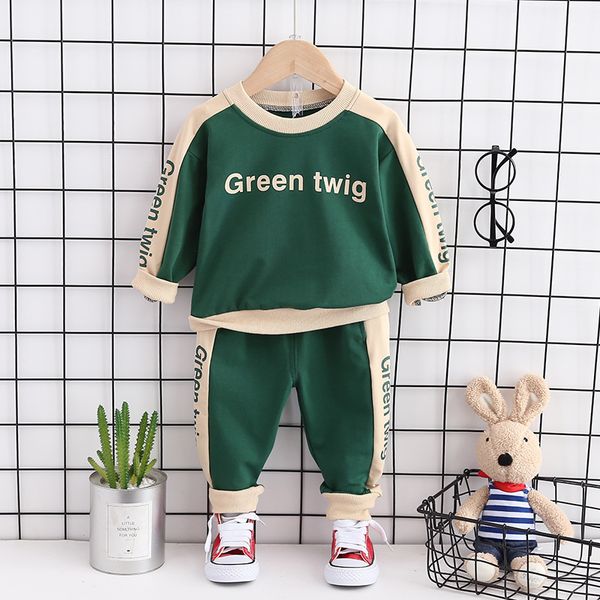 

children clothing winter baby boys casual set long sleeve pants 2pcs outfits kids autumn tracksuits for infant sports suit, White
