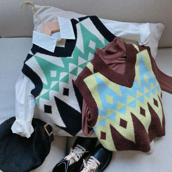 

baby boys sweaters vest kids vests coats 2021 toddler cotton knitted jackets casual sleeveless cardigan waistcoat, Camo