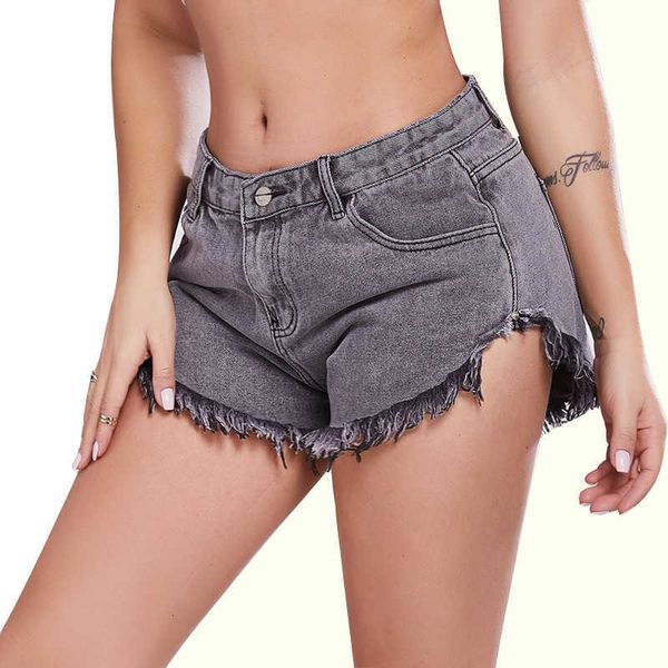 

jeans 2021 shorts women's pants summer, Blue