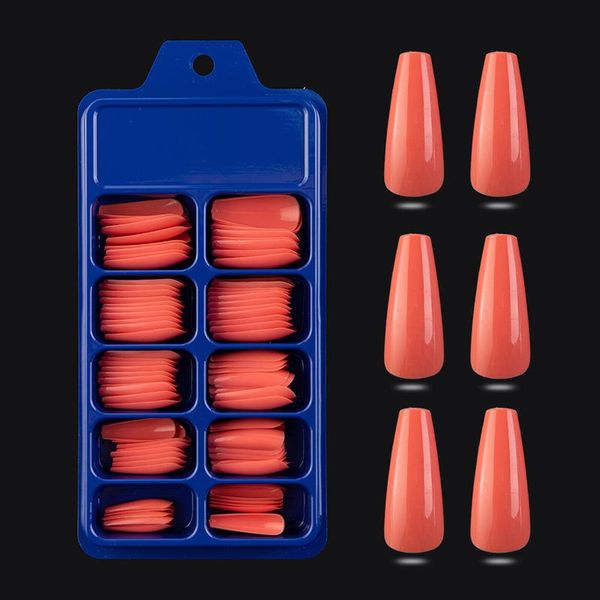 

nail art kits gw 100pcs/lot false tips acrylic artificial fake decorations set