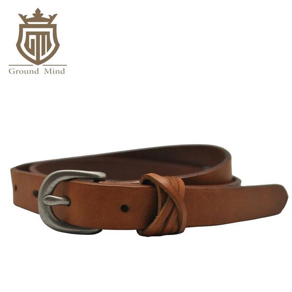 

belts luxury women leather female cowhide strap with anti-silver alloy buckle for lady's jeans (brown), Black;brown