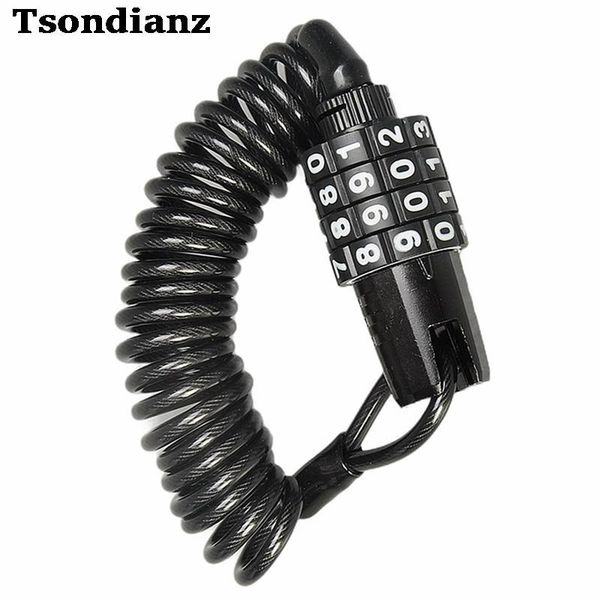 

bike locks multifunctional mountain anti-theft wire code lock 4 digits bicycle for scooters,motorcycles,portable road bikes