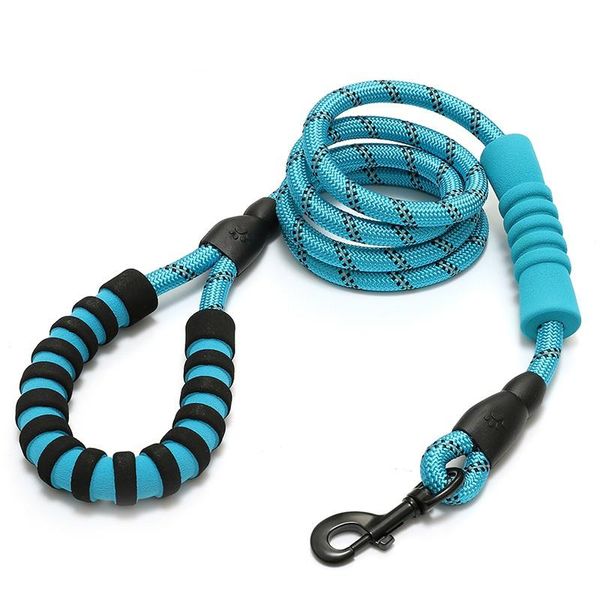 

dog collars & leashes pet products leash for small large dogs doubt handle reflective rope pets lead dog-collar harness nylon r