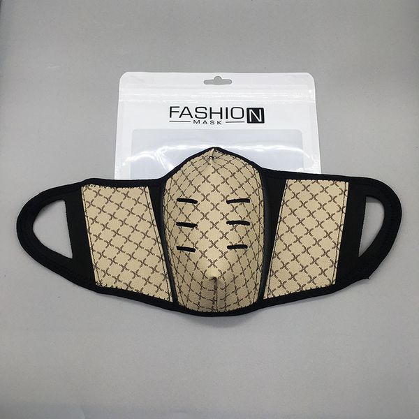 

luxury designers s fashion pu leather face dustproof windproof mouth covers washable breathable outdoor sports protective mask{category}yokc