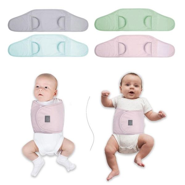 

blankets & swaddling baby swaddle blanket strap protect belly infants adjustable arms sleeping safety tummy wrap for borns crib