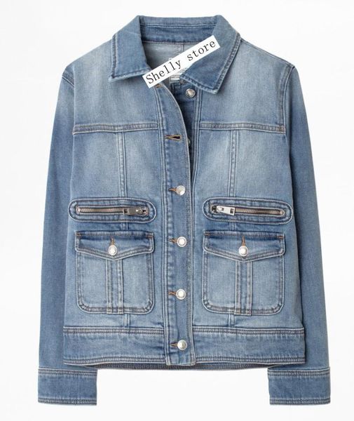 

women's jackets women jacket denim embroidered cotton, Black;brown