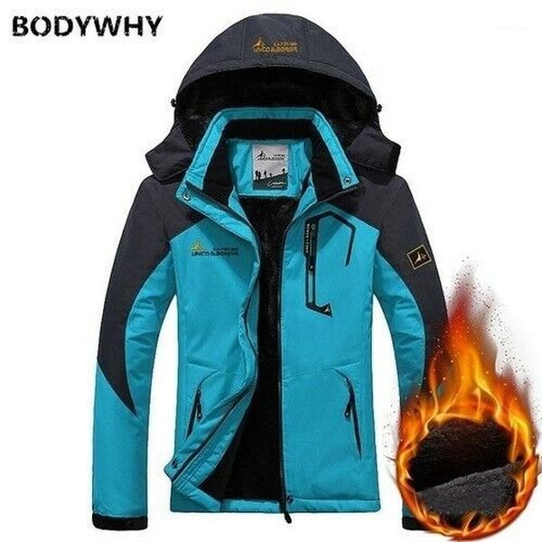 

women's trench coats 2021 women autumn winter windproof waterproof fleece coat fashion warm snowboard outdoor hiking jacket minimalist, Tan;black