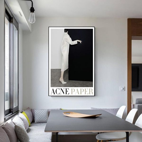 

paintings black and white abstract woman model print posters wall art canvas picture for bedroom room modrem home dercor