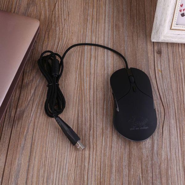 

mice pc lapled light optical game ergonomic 3200 dpi 6 buttons usb mouse