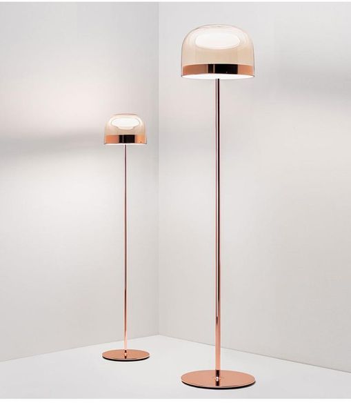 

floor lamp nordic led 24w warm color glass shade light big for living room smoke lamps