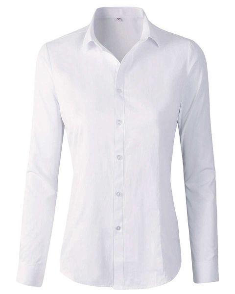 

beninos women's formal work wear white simple shirt 210721
