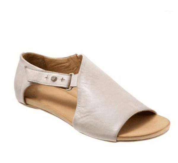 

sandals women fashion peep toe summer shoes woman faux suede flat casual1, Black