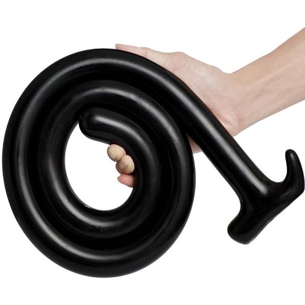 1M Super Lange Analdildo Prostata-Massagegerät Butt Plug Analdildo Anus Masturbator Dilatator Analplug Erwachsene Geschlechtsspielwaren für Männer Frauen Y201118