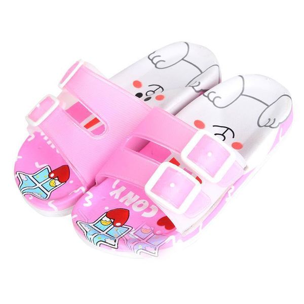 

kids slippers for fashion boys girls flip flops summer children cartoon indoor korea home baby flat sandals pvc non-slip slipper, Black;grey