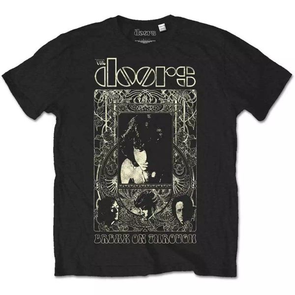 

the doors official new t-shirt men unisex, White;black