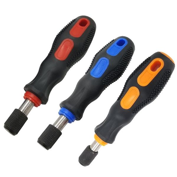 

hand tools 1/4" (6.35mm) screwdriver bit holder self with pp+tpr handle