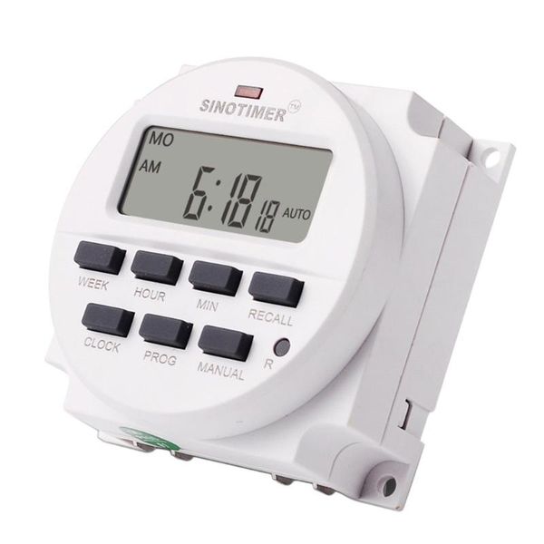 

drop programmable digital display lcd time control switch timer for advertising light box broadcasting equipment timers