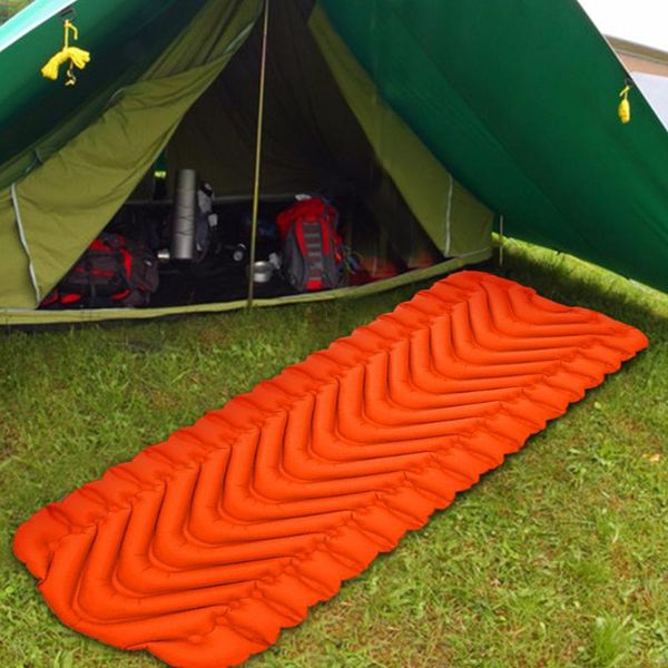 

outdoor pads inflatable sleeping pad lightweight waterproof moisture-proof nylon tpu air mattress portable camping mat