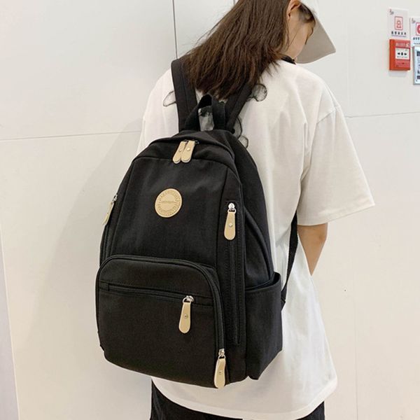 

backpack women dwaterproof nylon-proof water bag for adolescents great capacity female backpack wild travel bags yehy