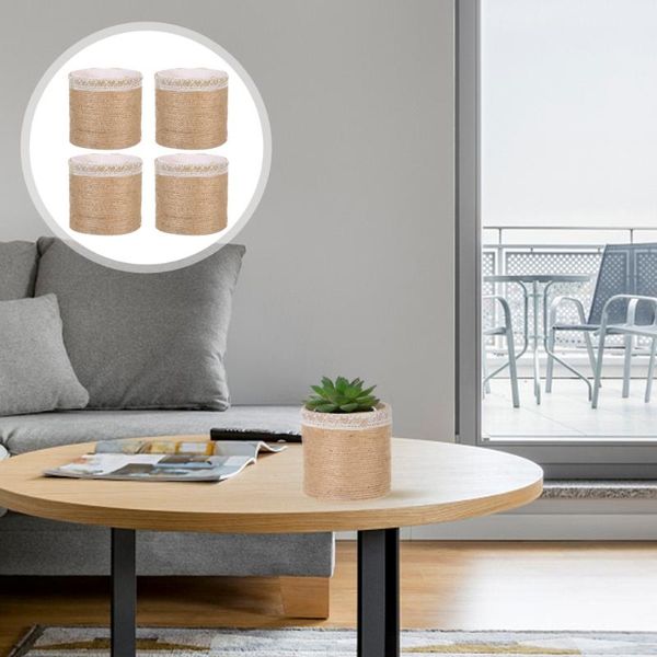 

gift wrap 4pcs classic cotton storage box retro dry-flower container