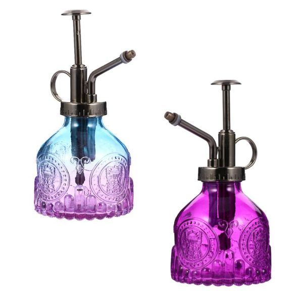 

2pcs glass plant mister spray bottle vintage spritzer watering equipments