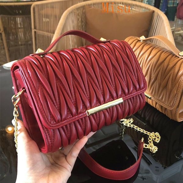 

women's luxury 2021 brand bags, one-shouldered hand-held small square bag, chain leather slanting across the bag cross body