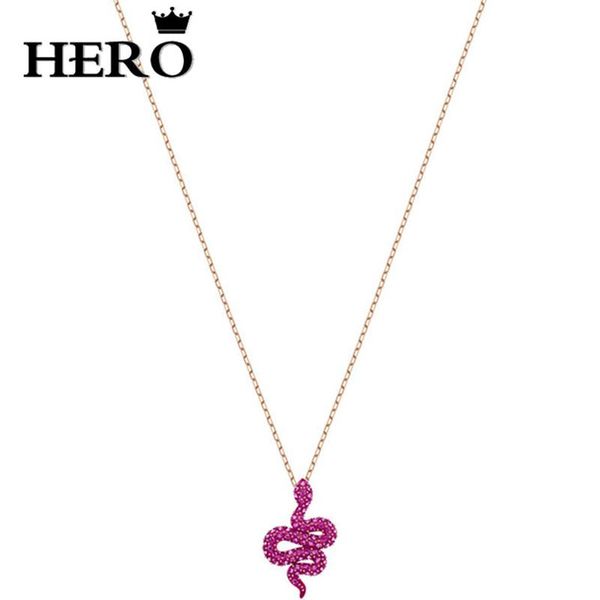 

chains hero original copy 1:1swa snake necklace logo gift preferred package manufacturers wholesale, Silver