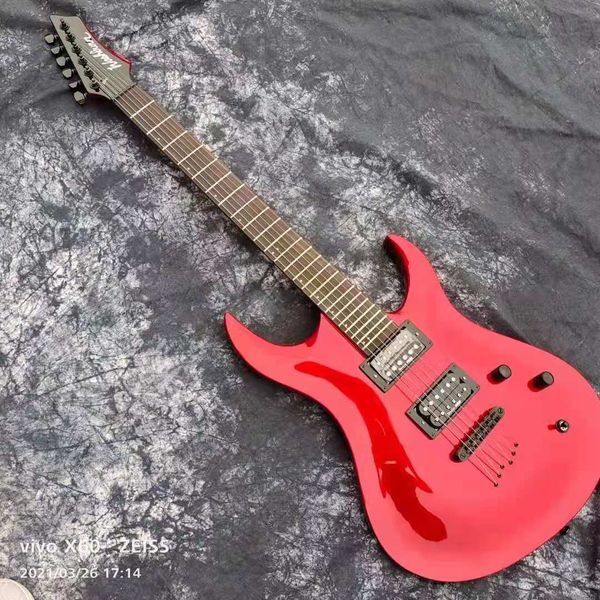 

oem genuine 6 string fire red electric guitar boys and girls love delivery