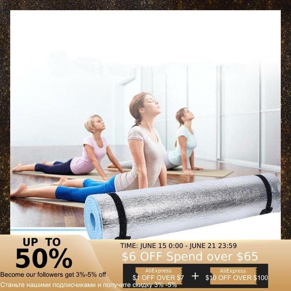

yoga mat camping eva foam aluminum film moisture-proof thickening crawling v3b7 blankets