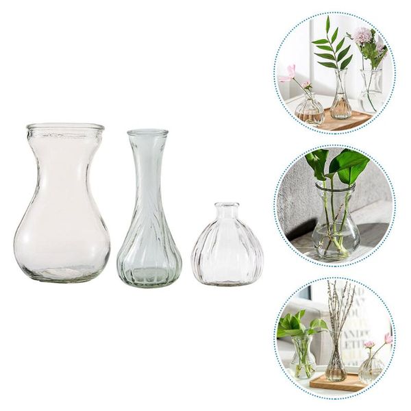 

vases 3 pcs flower arrangement container hydroponic holder glass vase