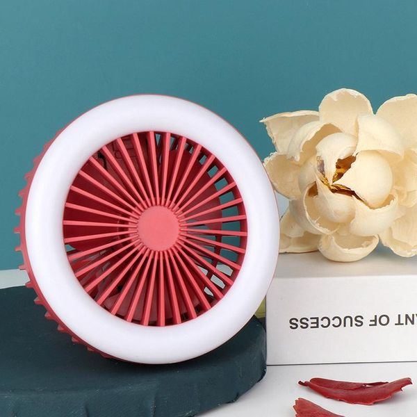 

electric fans deals usb deskfoldable fan, 3-speed personal small table, quiet soft night llight suitable for home office