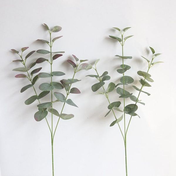 

decorative flowers & wreaths 68cm green artificial plant faux eucalyptus greenery gum leaves foliage flower home office decoration
