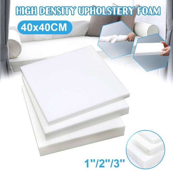 

cushion/decorative pillow 40x40cm high density seat cushion foam rubber replacement polyurethane upholstery pad white firm sheet pads