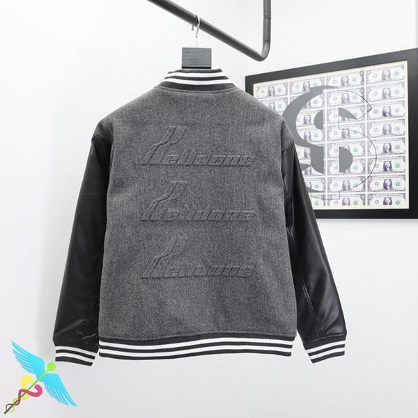 

men's jackets jacket color block letter embroidered we11done men women streetwear korean sports 81uy, Black;brown