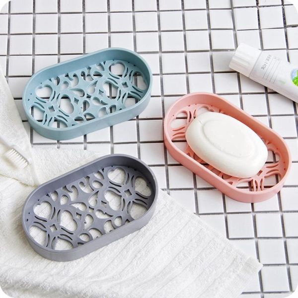 

soap dishes dish hollow self draining pp keep sponge dry tray for shower