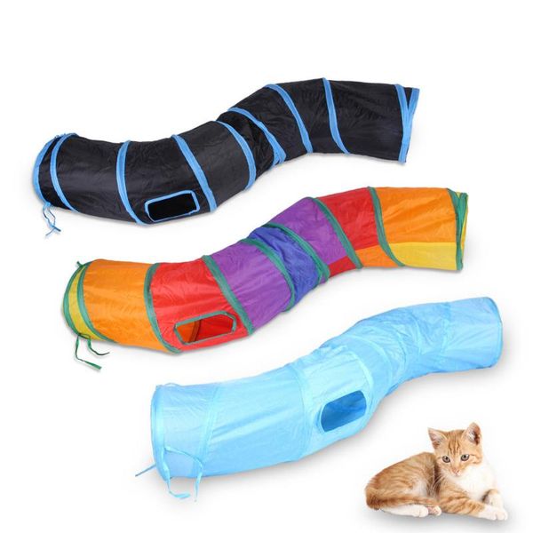 

cat toys channel s-curved pet tunnel runway toy supplies interactive pets