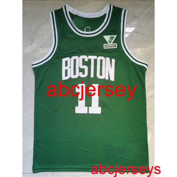 

men women kids 11# irving 2021 green basketball jersey embroidery new basketball jerseys xs-5xl 6xl, Black