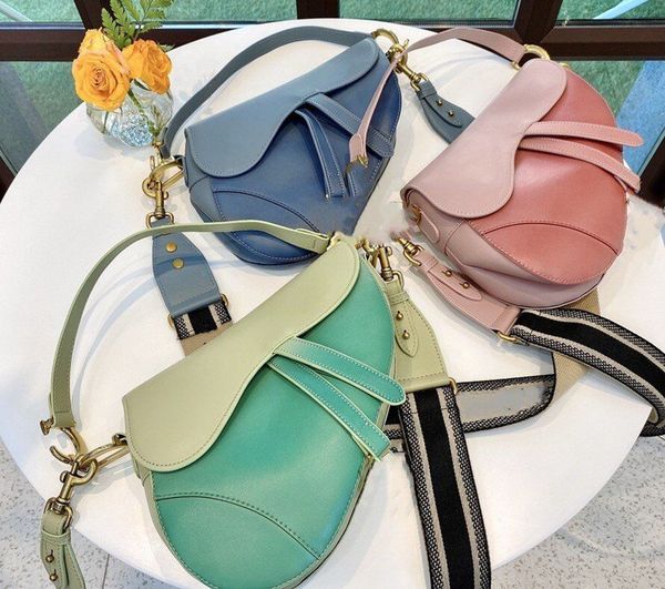 

designers bag women fashion leather saddle bags female crossbody handbag shoulder phone vintage handbags purse with box lcm