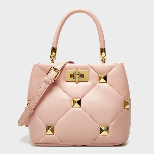 

evening bags designer handbag 2021 luxury style rivet texture brand shoulder for lady women messenger tote business