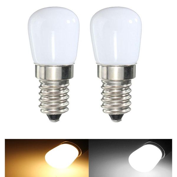 

bulbs 10pcs mini refrigerator light e14 led lamp 2w 3w 4w 5w 6w 8w cob glass dimmable ac220v spotlight er fridge chandelier