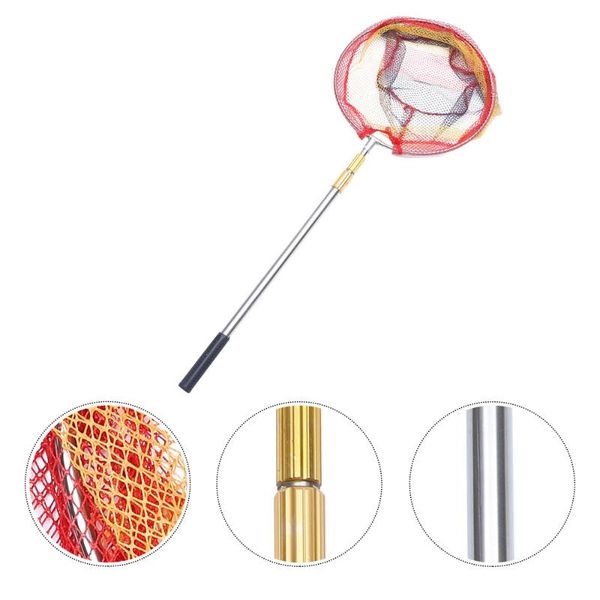 

fishing accessories 1pc folding net metal catch release landing equipment