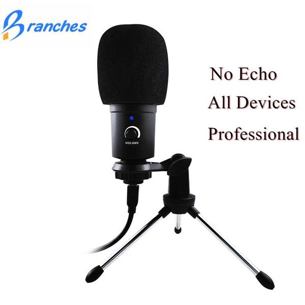 

condenser microphone usb podcast built-in monitor and echo effect for vlog, youtube live streaming, gaming microphones