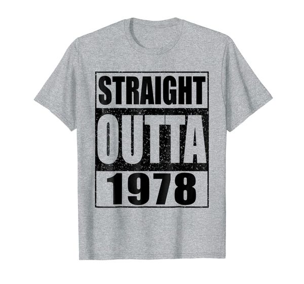 

straight outta 1978 t-shirt 41st birthday gift shirt, White;black