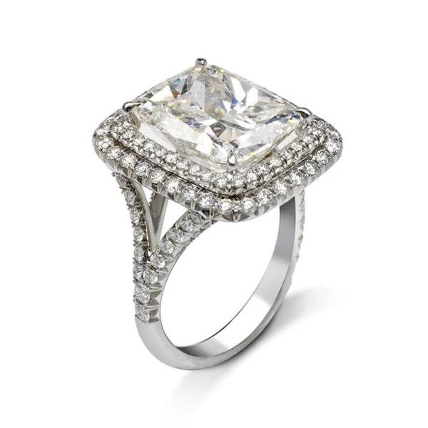 

wedding rings huitan gorgeous crystal cubic zirconia for noble women's accessories engagement party ring fashion jewelry ly, Slivery;golden