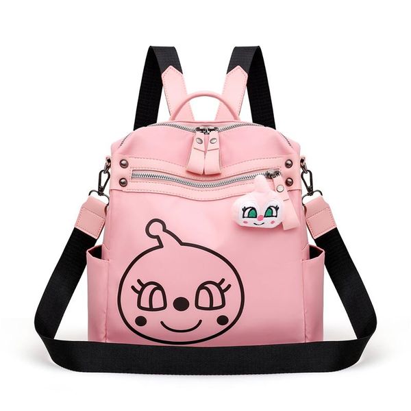 

backpack 2021 fashion cartoon pattern women hight quality waterproof oxford backpacks female travel bag for