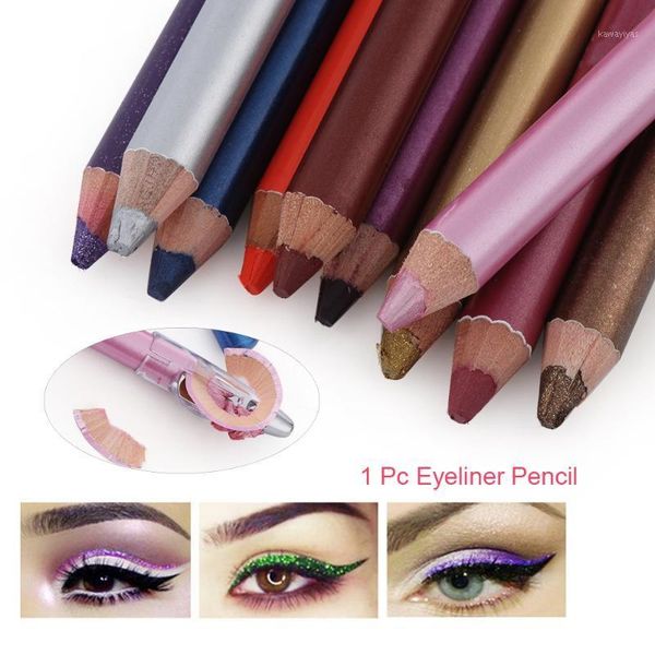 

12 colors long lasting eyeliner pen highlighter pigment waterproof glitter eyeshadow pencil eye makeup beauty cosmetics1