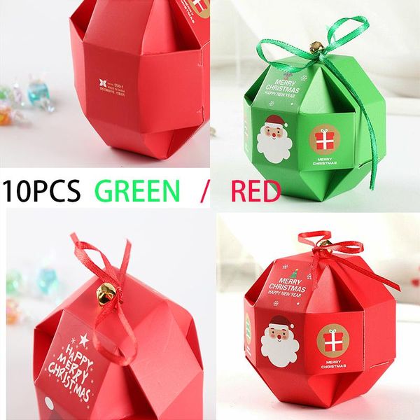 

merry christmas gift bags santa claus ball design party paper favour candy sweets boxes bag year 2021 kids favors wrap